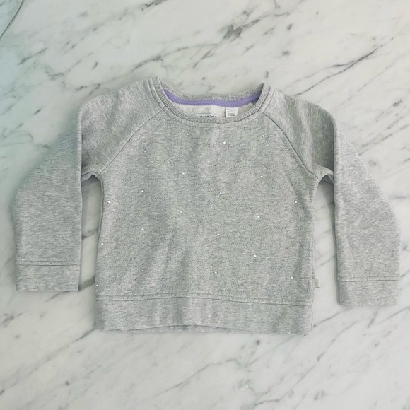 Okaïdi Heathered Grey Crystal Sweatshirt - Picture 1 of 5